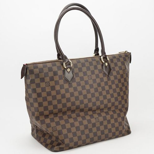 Сумка Louis Vuitton N51188 Saleya MM Tote Bag Damier Ebene Canvas "Brown" фото № 3