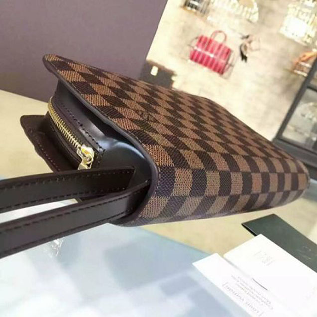 Клатч Louis Vuitton N51993 Saint Louis Clutch Damier Ebene Canvas "Brown" фото № 5
