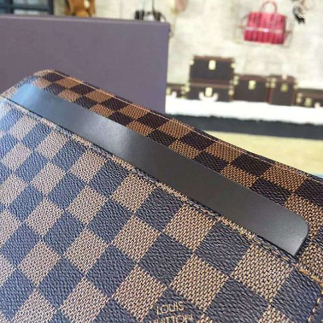Клатч Louis Vuitton N51993 Saint Louis Clutch Damier Ebene Canvas "Brown" фото № 7