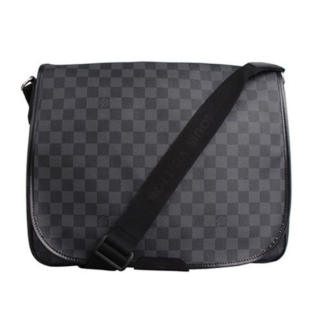 Сумка Louis Vuitton N58033 Daniel GM Messenger Bag Damier Graphite Canvas "Graphite" фото № 2