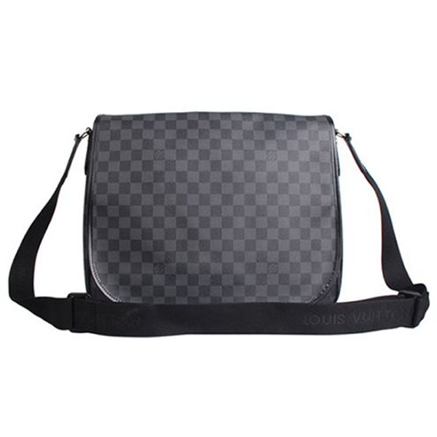 Сумка Louis Vuitton N58033 Daniel GM Messenger Bag Damier Graphite Canvas "Graphite" фото № 4