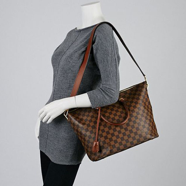 Сумка Louis Vuitton N63169 Belmont Tote Bag Damier Ebene Canvas "Brown" фото № 10