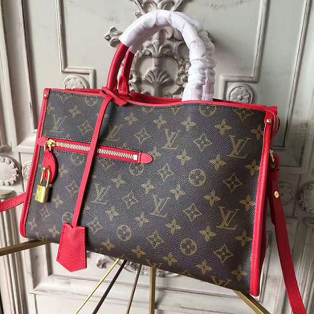 Сумка Louis Vuitton M43433 Popincourt PM Tote Bag Monogram Canvas "Brown" фото № 5