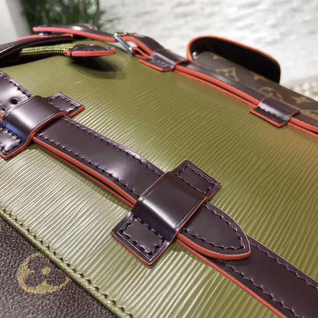 Рюкзак Louis Vuitton M53425 Christopher PM Backpack Epi Leather "Green" фото № 7