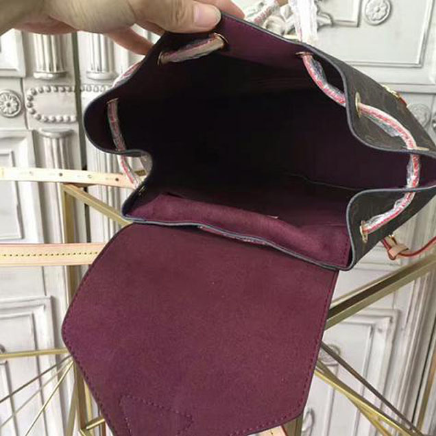 Рюкзак Louis Vuitton Montsouris Backpack M43431 Monogram Canvas "Brown" фото № 9