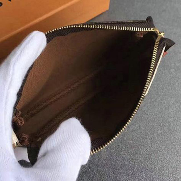 Сумка Louis Vuitton Mini Pochette Accessoires M67701 Monogram Canvas "Brown" фото № 10