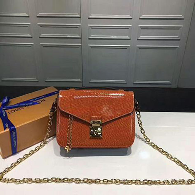 Сумка Louis Vuitton Pochette Metic Mini M54991 Epi Leather "Brown" фото № 2
