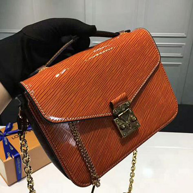 Сумка Louis Vuitton Pochette Metic Mini M54991 Epi Leather "Brown" фото № 3