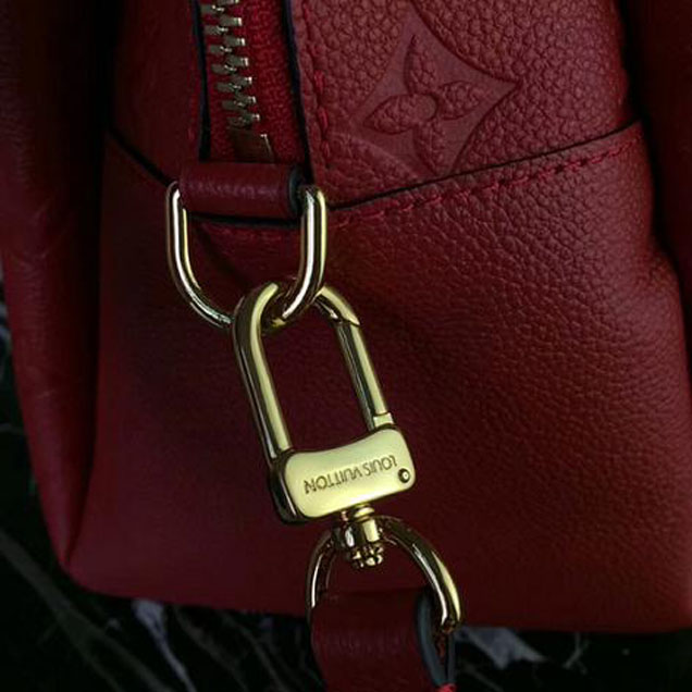Сумка Louis Vuitton Ponthieu PM M43720 Monogram Empreinte Leather "Red" фото № 7