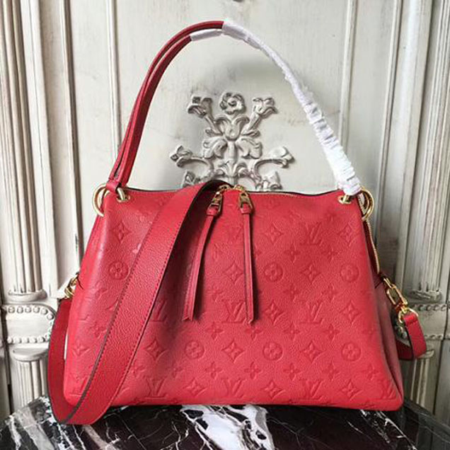 Сумка Louis Vuitton Ponthieu PM M43720 Monogram Empreinte Leather "Red" фото № 2