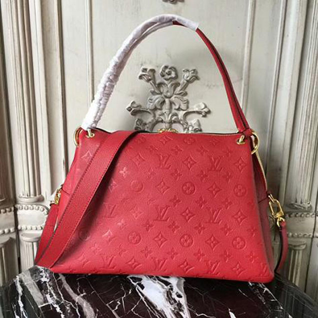 Сумка Louis Vuitton Ponthieu PM M43720 Monogram Empreinte Leather "Red" фото № 4