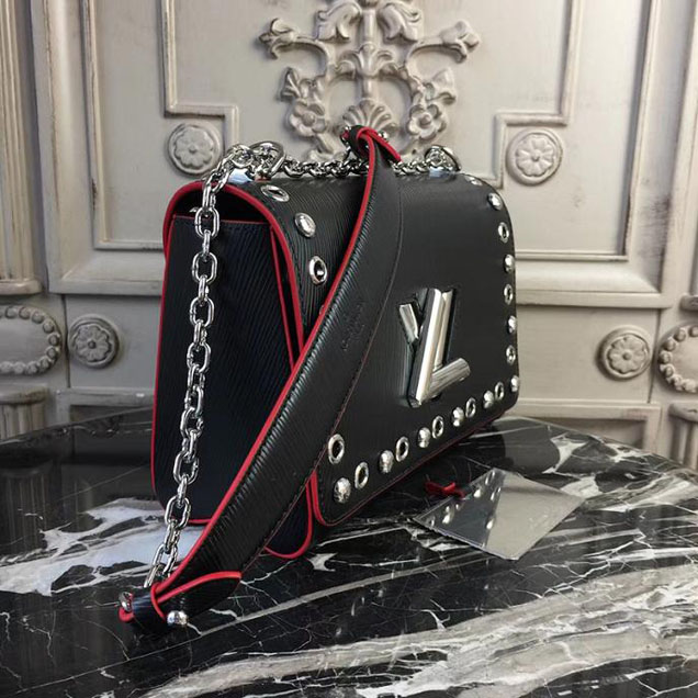 Сумка Louis Vuitton Twist MM M53520 Epi Leather "Black" фото № 3