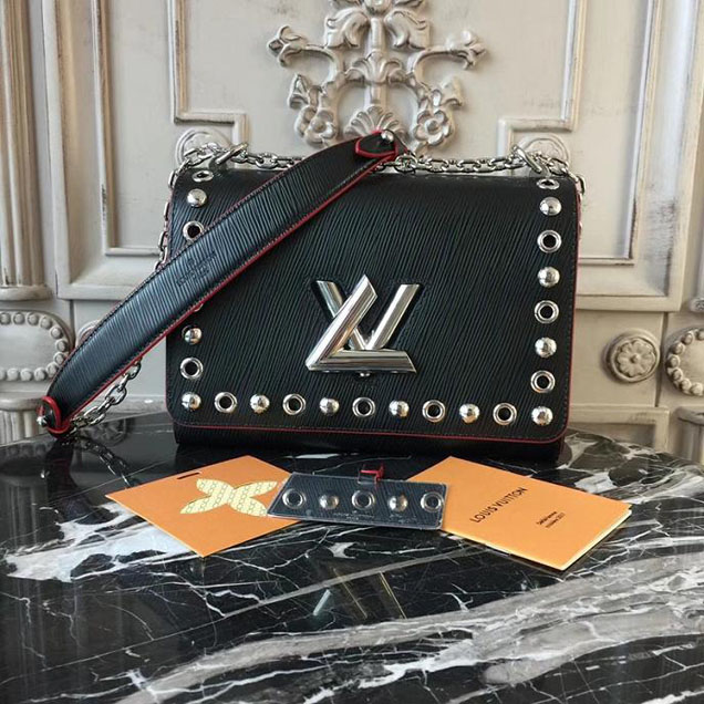 Сумка Louis Vuitton Twist MM M53520 Epi Leather "Black" фото № 2