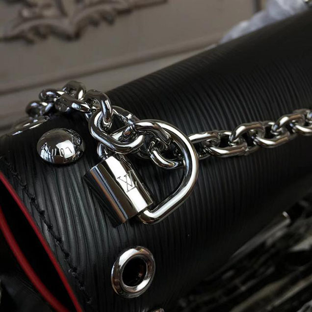 Сумка Louis Vuitton Twist MM M53520 Epi Leather "Black" фото № 7