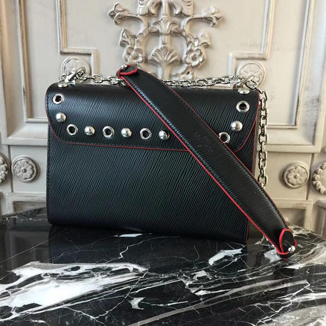 Сумка Louis Vuitton Twist MM M53520 Epi Leather "Black" фото № 4