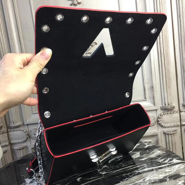 Сумка Louis Vuitton Twist MM M53520 Epi Leather "Black" фото № 9