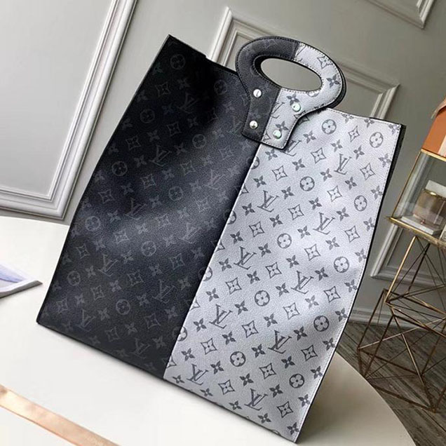 Сумка Louis Vuitton Monogram Eclipse Canvas Tote M43816 "Black" фото № 4