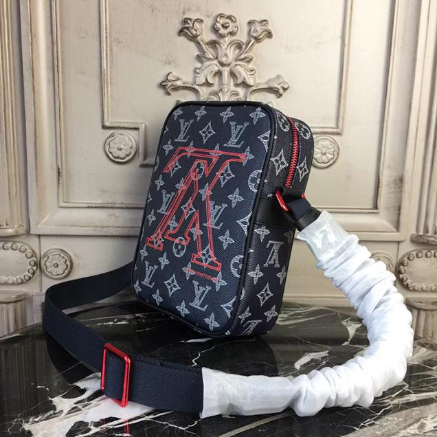 Сумка Louis Vuitton Monogram Canvas Danube PM M43678 "Navy Blue" фото № 3