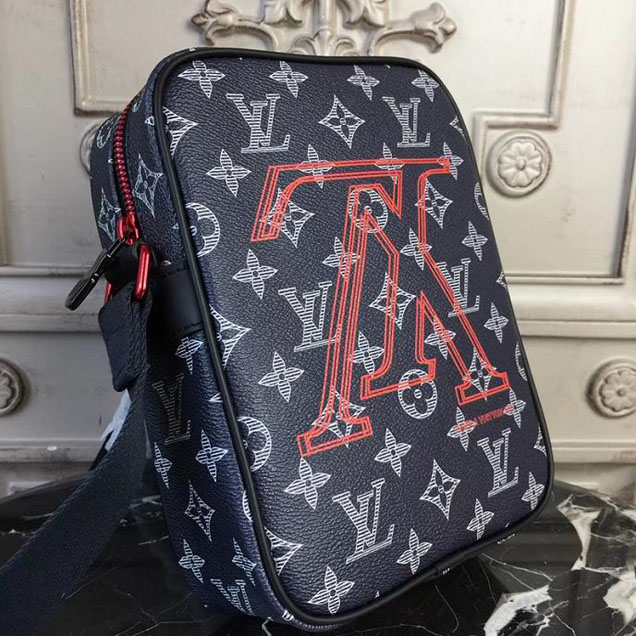 Сумка Louis Vuitton Monogram Canvas Danube PM M43678 "Navy Blue" фото № 5