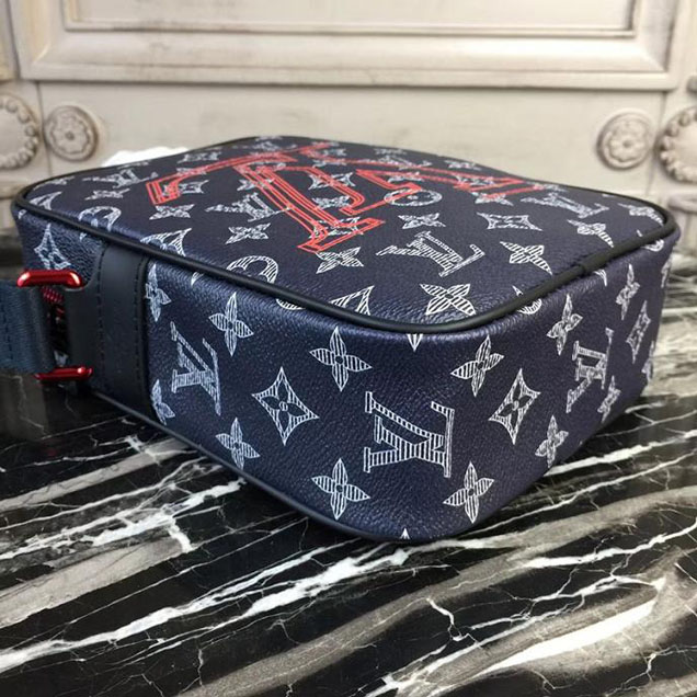 Сумка Louis Vuitton Monogram Canvas Danube PM M43678 "Navy Blue" фото № 6