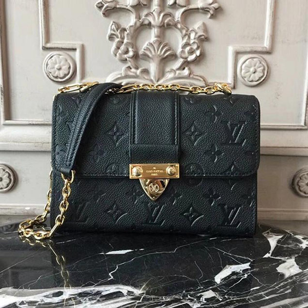 Сумка Louis Vuitton Monogram Empreinte Leather Saint Sulpice BB M44242 "Black" фото № 2