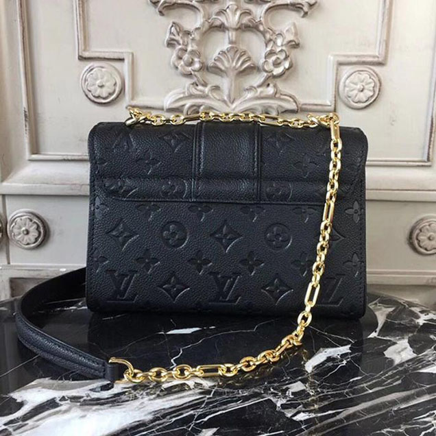 Сумка Louis Vuitton Monogram Empreinte Leather Saint Sulpice BB M44242 "Black" фото № 4