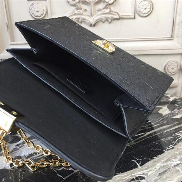 Сумка Louis Vuitton Monogram Empreinte Leather Saint Sulpice BB M44242 "Black" фото № 8