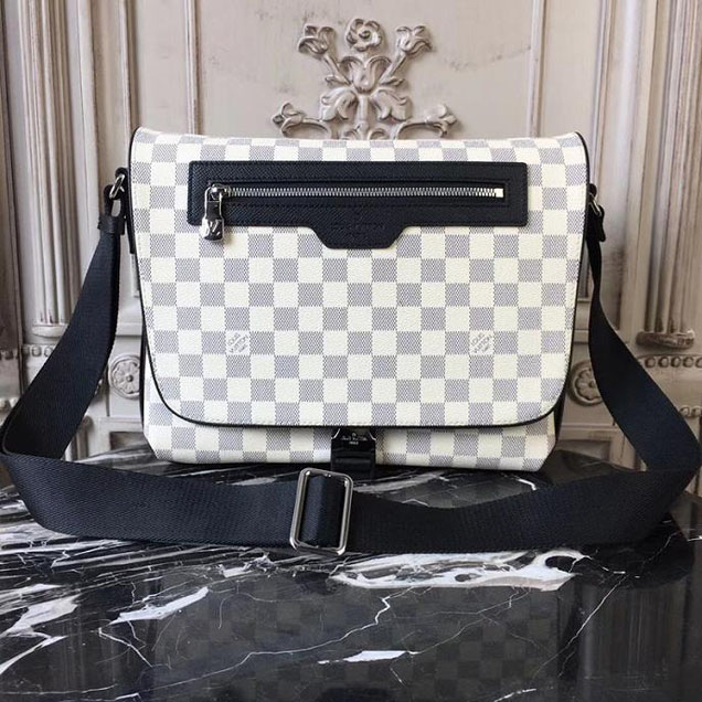 Сумка Louis Vuitton Damier Coated Canvas Matchpoint Messenger N40019 "White" фото № 2
