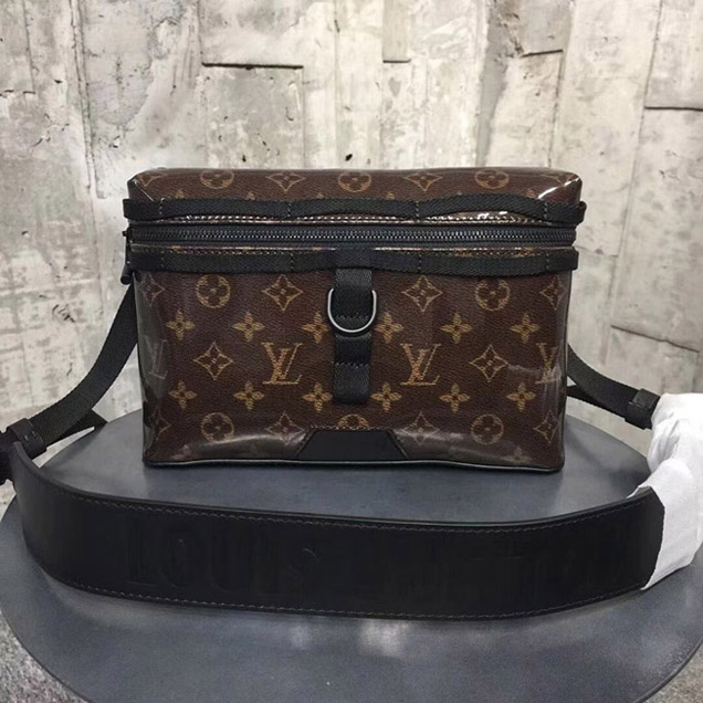 Сумка Louis Vuitton Monogram Glaze Messenger PM M43895 "Brown" фото № 3