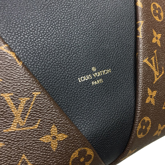 Сумка Louis Vuitton V Tote MM M43948 Monogram Canvas Black "Brown" фото № 5