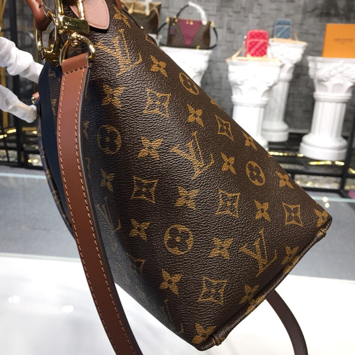 Сумка Louis Vuitton V Tote MM M43948 Monogram Canvas Black "Brown" фото № 6