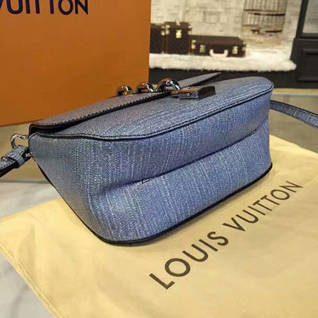 Сумка Louis Vuitton Chain It Bag PM Tote Bag M54606 Epi Leather "Denim Blue" фото № 5