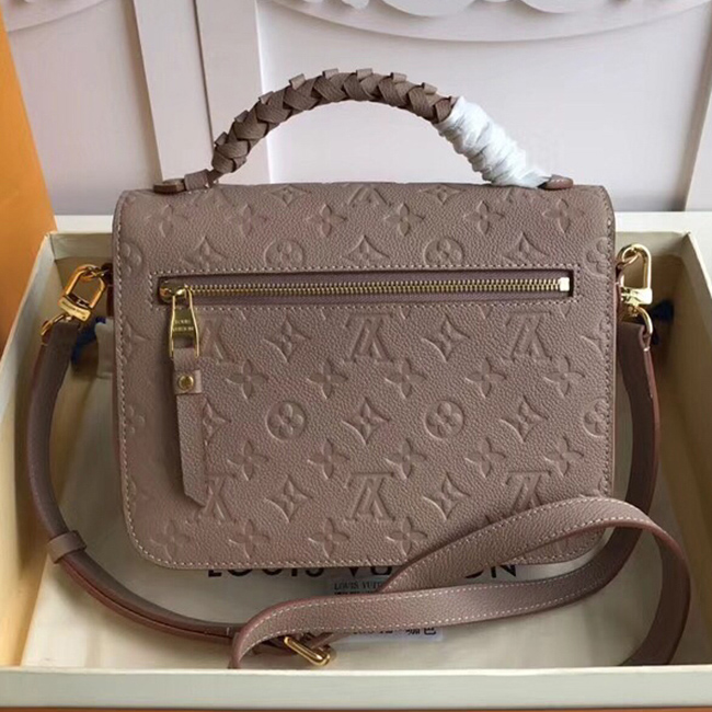 Сумка Louis Vuitton M43941 Pochette Metis Monogram Empreinte Leather Vison "Beige" фото № 3