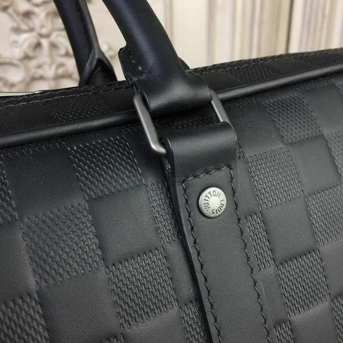 Портфель Louis Vuitton Porte-Documents Voyage N41146 Damier Infini Leather "Black" фото № 7