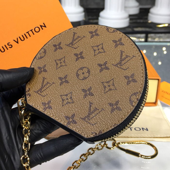 Кошелек Louis Vuitton Micro Boite Chapeau M63598 Monogram Canvas "Brown" фото № 4