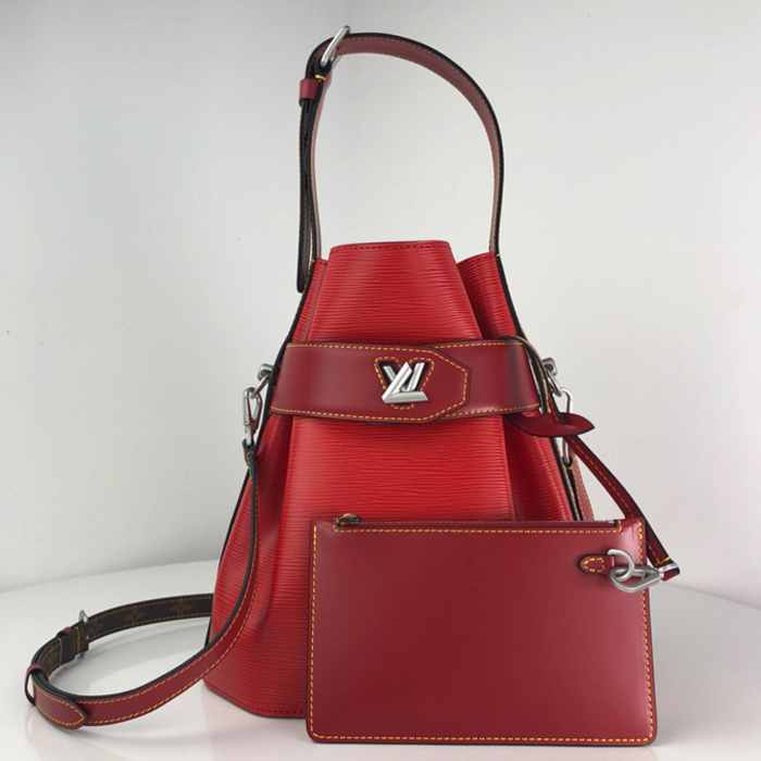 Сумка Louis Vuitton Twist Bucket M52927 Epi Leather Rust "Orange" фото № 2