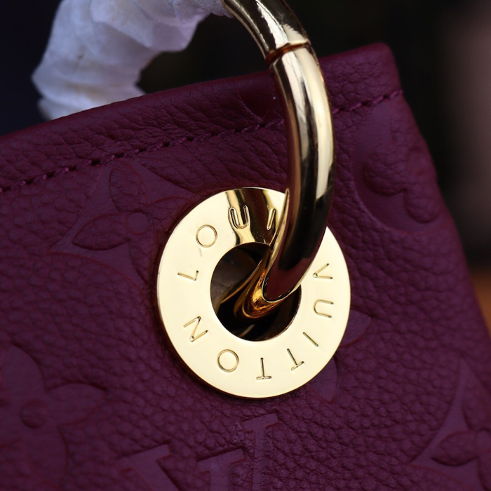 Сумка Louis Vuitton Artsy MM M43257 Monogram Empreinte Leather "Red" фото № 7