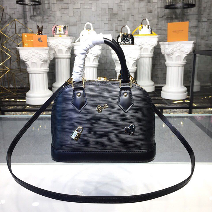 Сумка Louis Vuitton Alma BB M52884 Epi Leather "Black" фото № 4