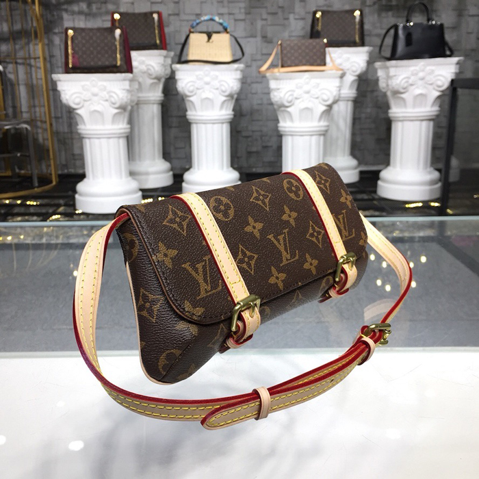 Сумка Louis Vuitton Pochette Marelle Pouch Waist Bag M51159 Monogram Canvas "Brown" фото № 3