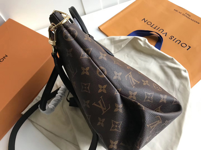 Сумка Louis Vuitton Flower Zipped Tote MM M44347 Monogram Canvas Black "Brown" фото № 6