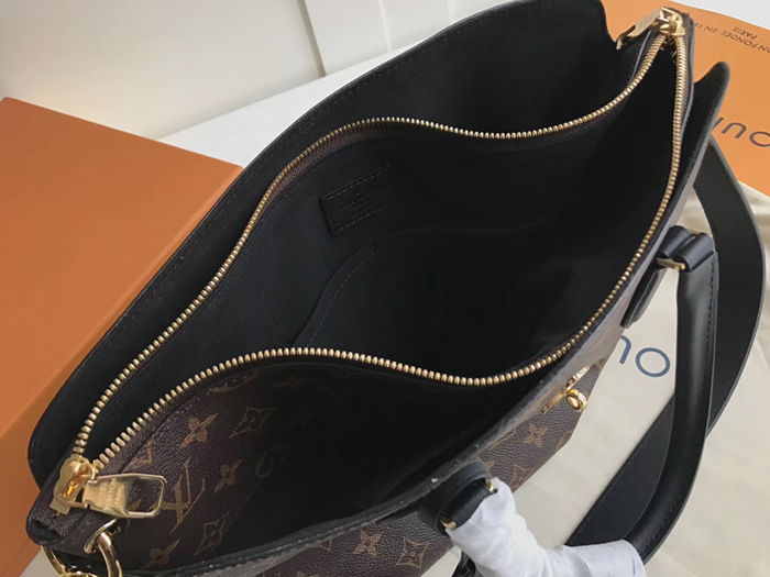 Сумка Louis Vuitton Flower Zipped Tote MM M44347 Monogram Canvas Black "Brown" фото № 9