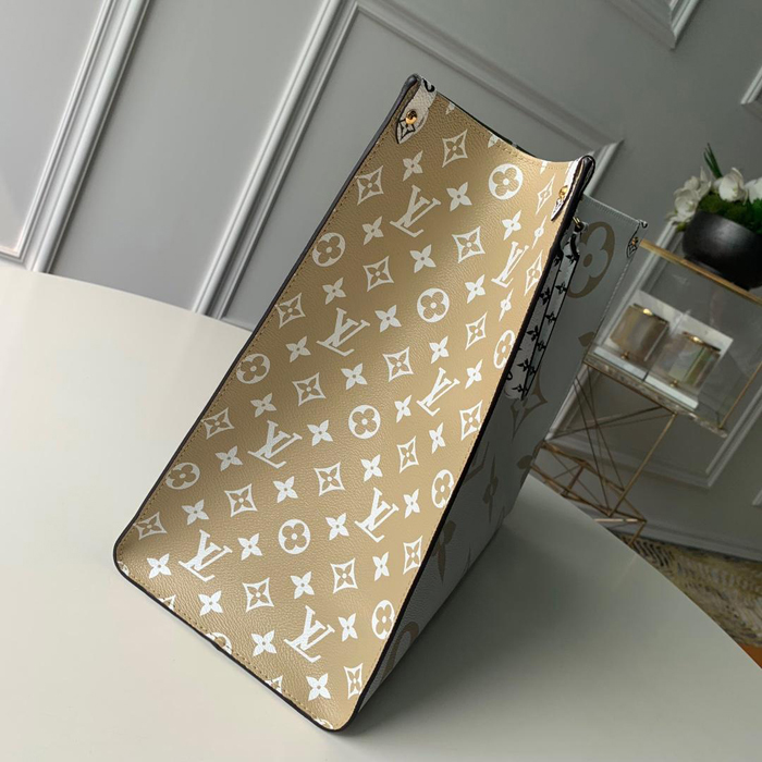Сумка Louis Vuitton Onthego Tote Bag M44571 Monogram Coated Canvas Khaki Green "White" фото № 3