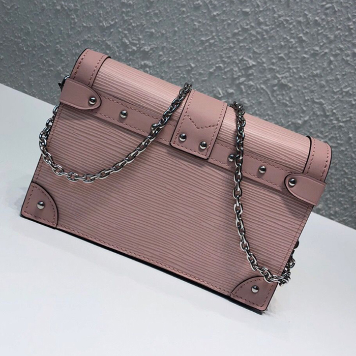 Сумка Louis Vuitton Trunk Chain Wallet M67508 Epi Leather Rose Ballerine "Pink" фото № 3