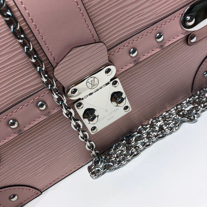 Сумка Louis Vuitton Trunk Chain Wallet M67508 Epi Leather Rose Ballerine "Pink" фото № 5