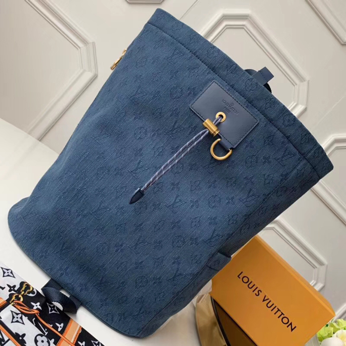 Рюкзак Louis Vuitton Chalk Backpack M44617 Monogram Denim "Navy Blue" фото № 2