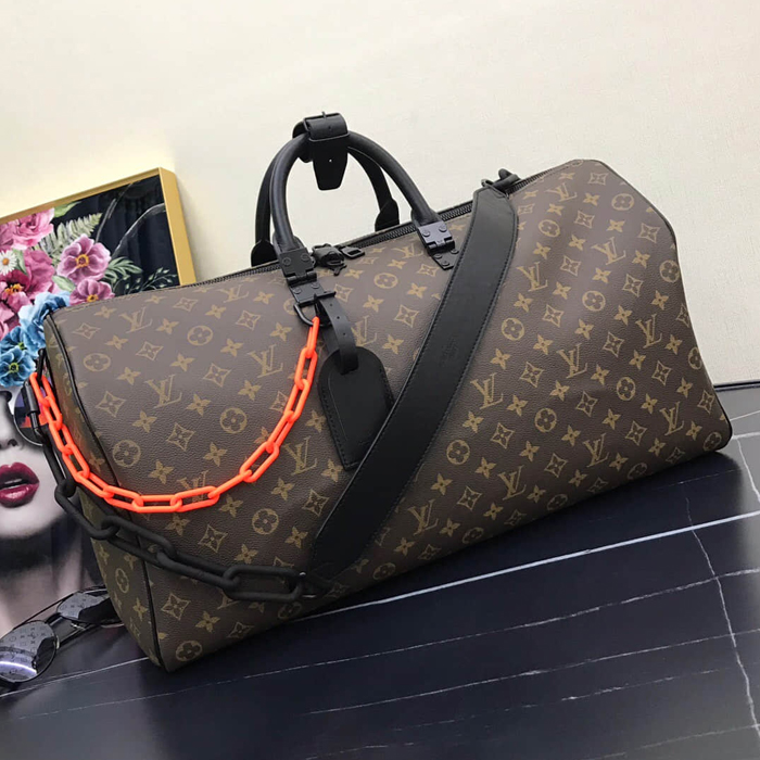 Сумка Louis Vuitton Keepall Bandouliere 50 M44471 Monogram Solar Ray Canvas "Brown" фото № 2