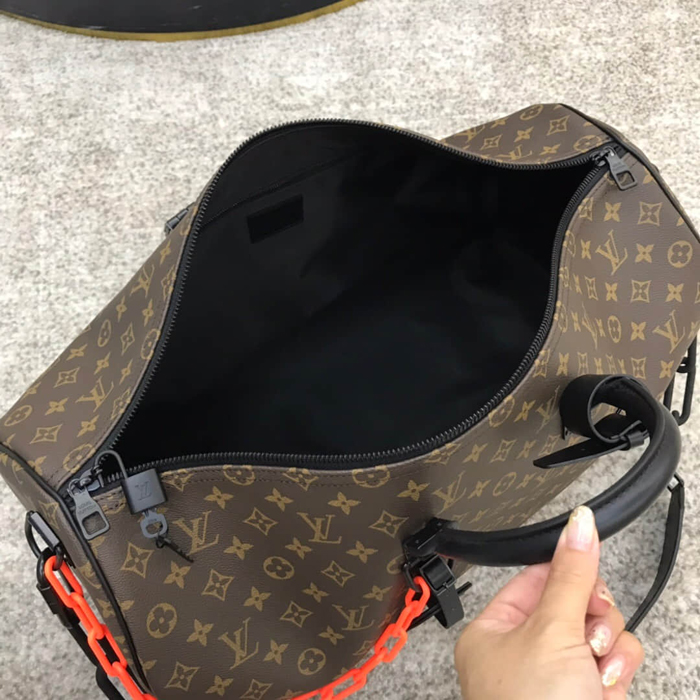 Сумка Louis Vuitton Keepall Bandouliere 50 M44471 Monogram Solar Ray Canvas "Brown" фото № 9