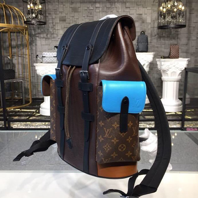 Рюкзак Louis Vuitton Christopher PM Backpack Bag Epi Canvas Spring Summer 2018 Collection M51458 "Brown" фото № 3