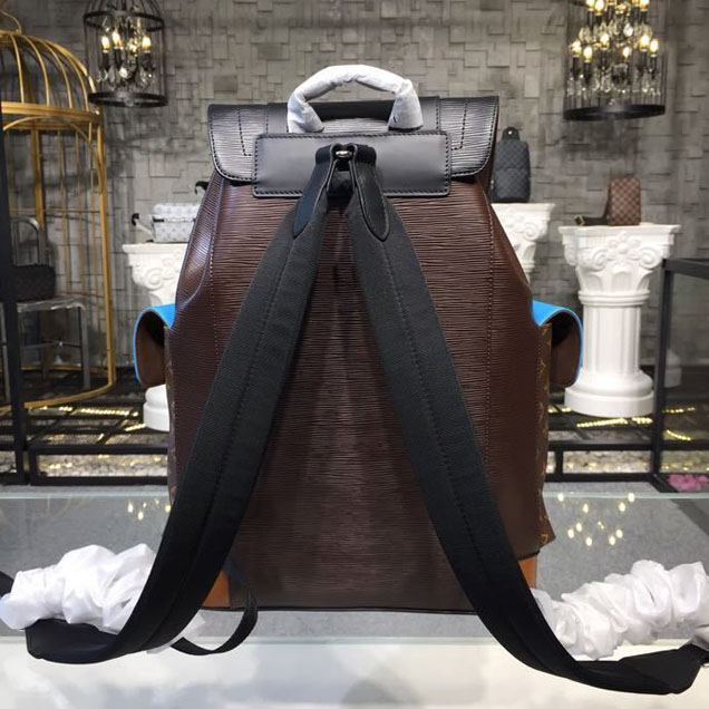 Рюкзак Louis Vuitton Christopher PM Backpack Bag Epi Canvas Spring Summer 2018 Collection M51458 "Brown" фото № 4