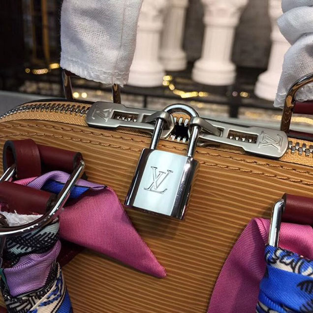 Сумка Louis Vuitton Epi Leather ALMA BB M51971 "Brown" фото № 7